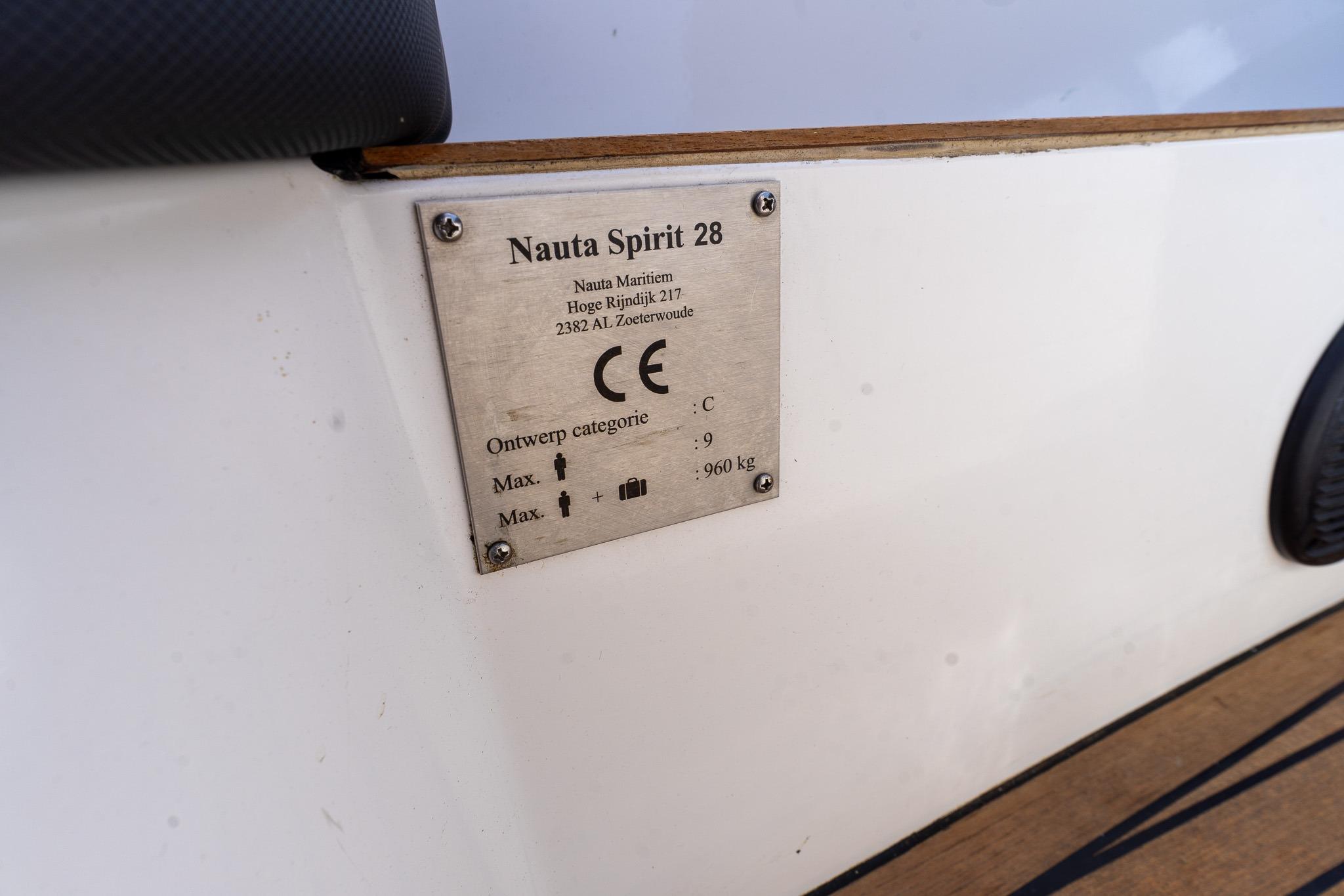 Tender Nauta Spirit 28 Cabin