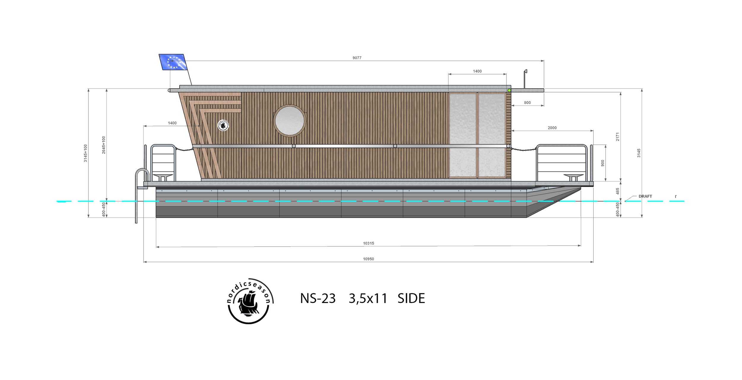 Nordic Season Houseboat NS 36 Eco 23