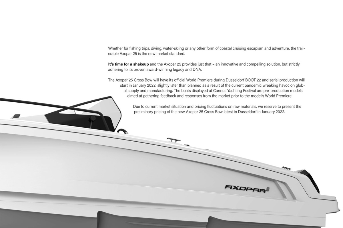 Axopar 25 Cross Bow & Cross Top