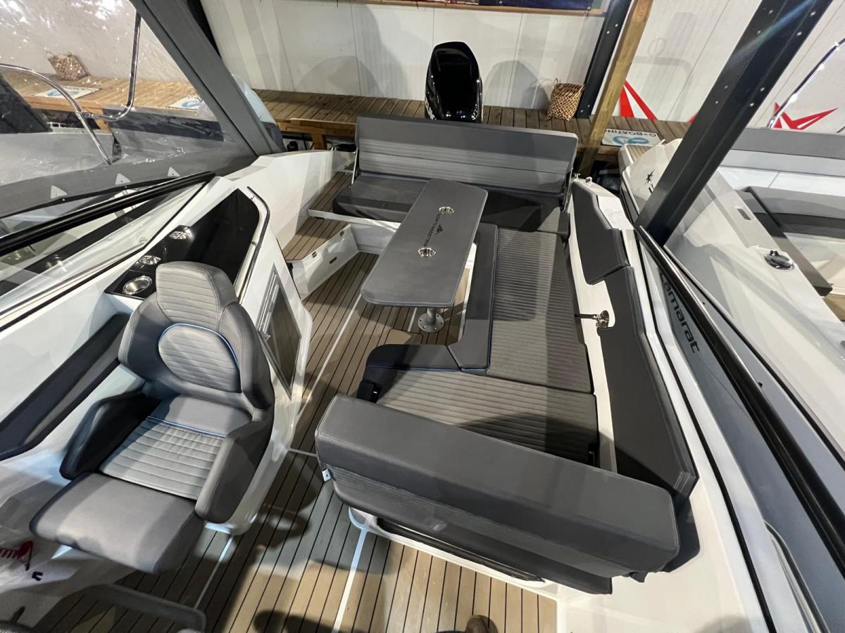 Northmaster 760 Cruiser. Dit schip is aanwezig op de Suzuki stand van hiswa te water 2026.