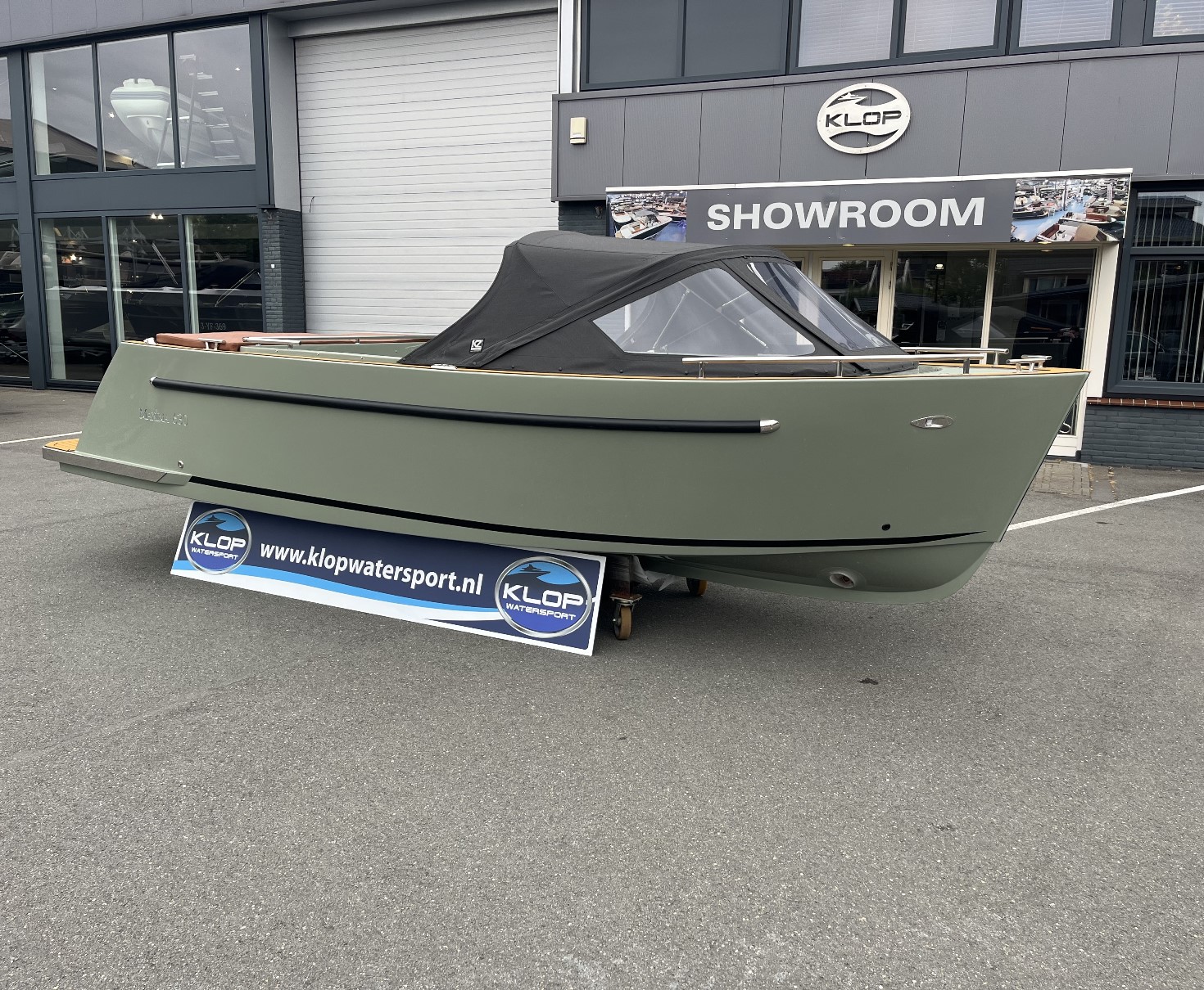 Maxima Boats 630 in unieke RAL 7033 kleurstelling op voorraad!