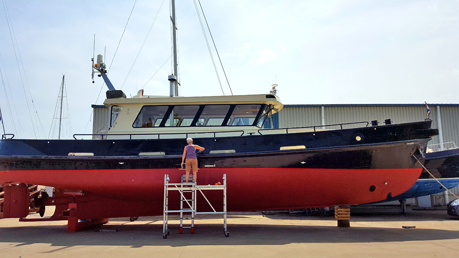 ex Patrouille vaartuig / Varend Woonschip 18.26 met UBC