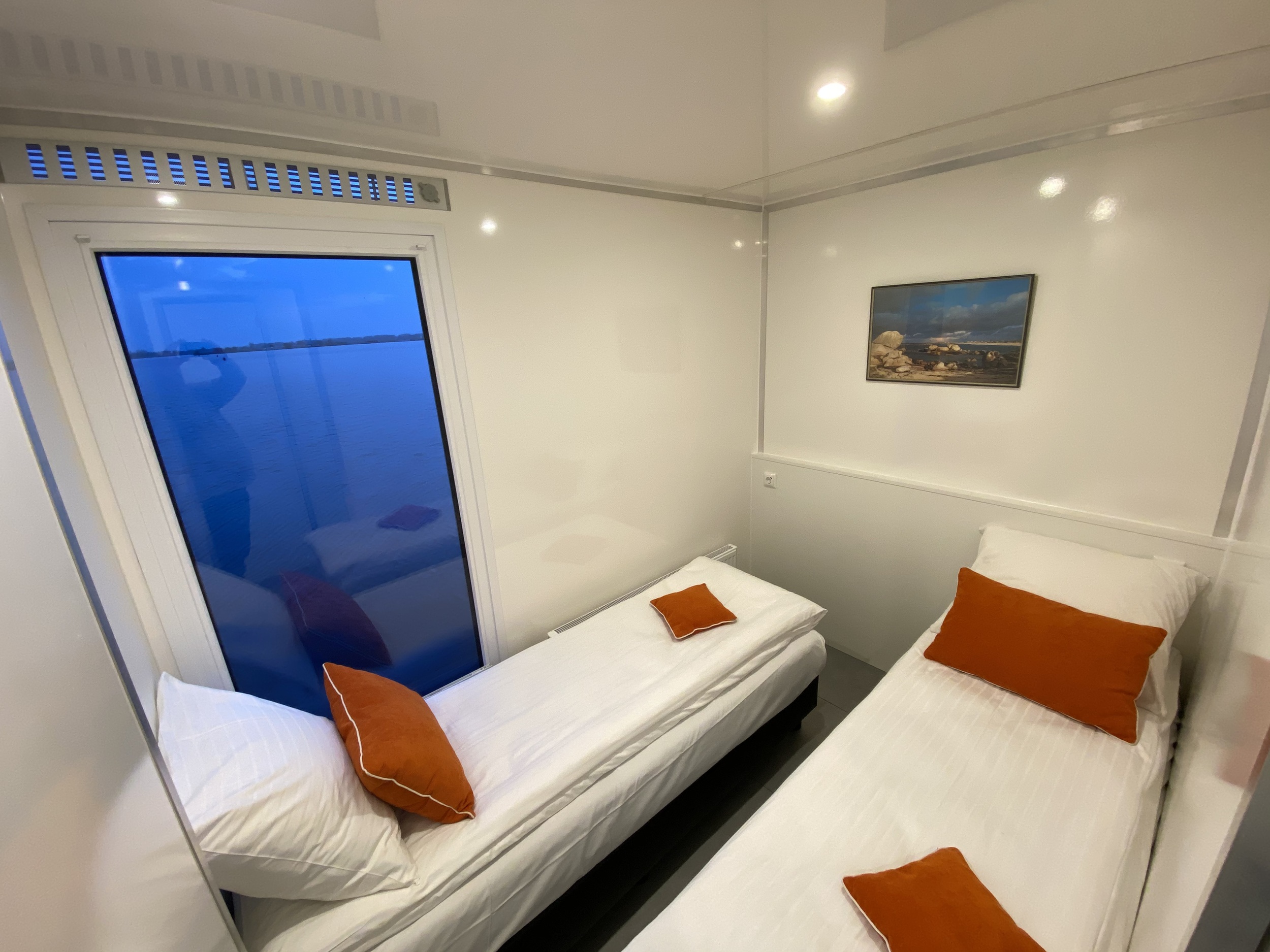 VaarAppartement 'Black Pearl' Houseboat - Panoramahut