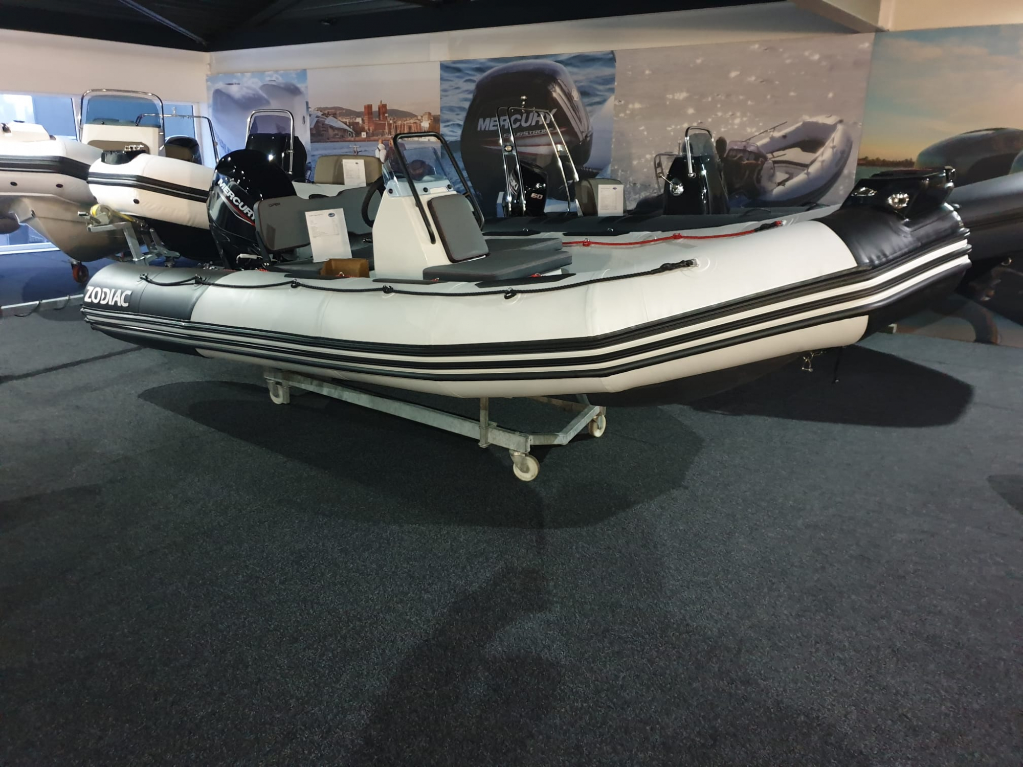 Zodiac AANBIEDING -  Open 4.8 PVC met Mercury 60 pk!