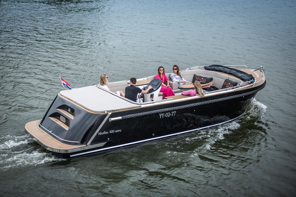 Maxima Boats 820 retro met Honda 135 pk! Demo-model