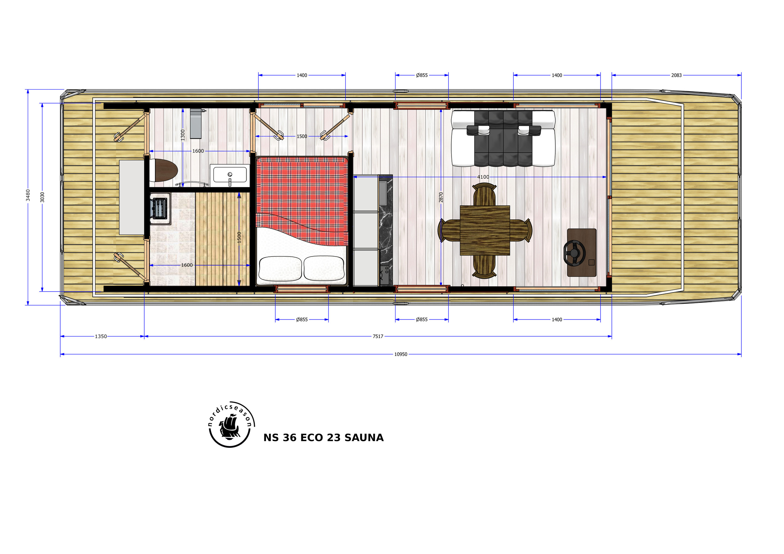 Nordic Season Houseboat NS 36 Eco 23