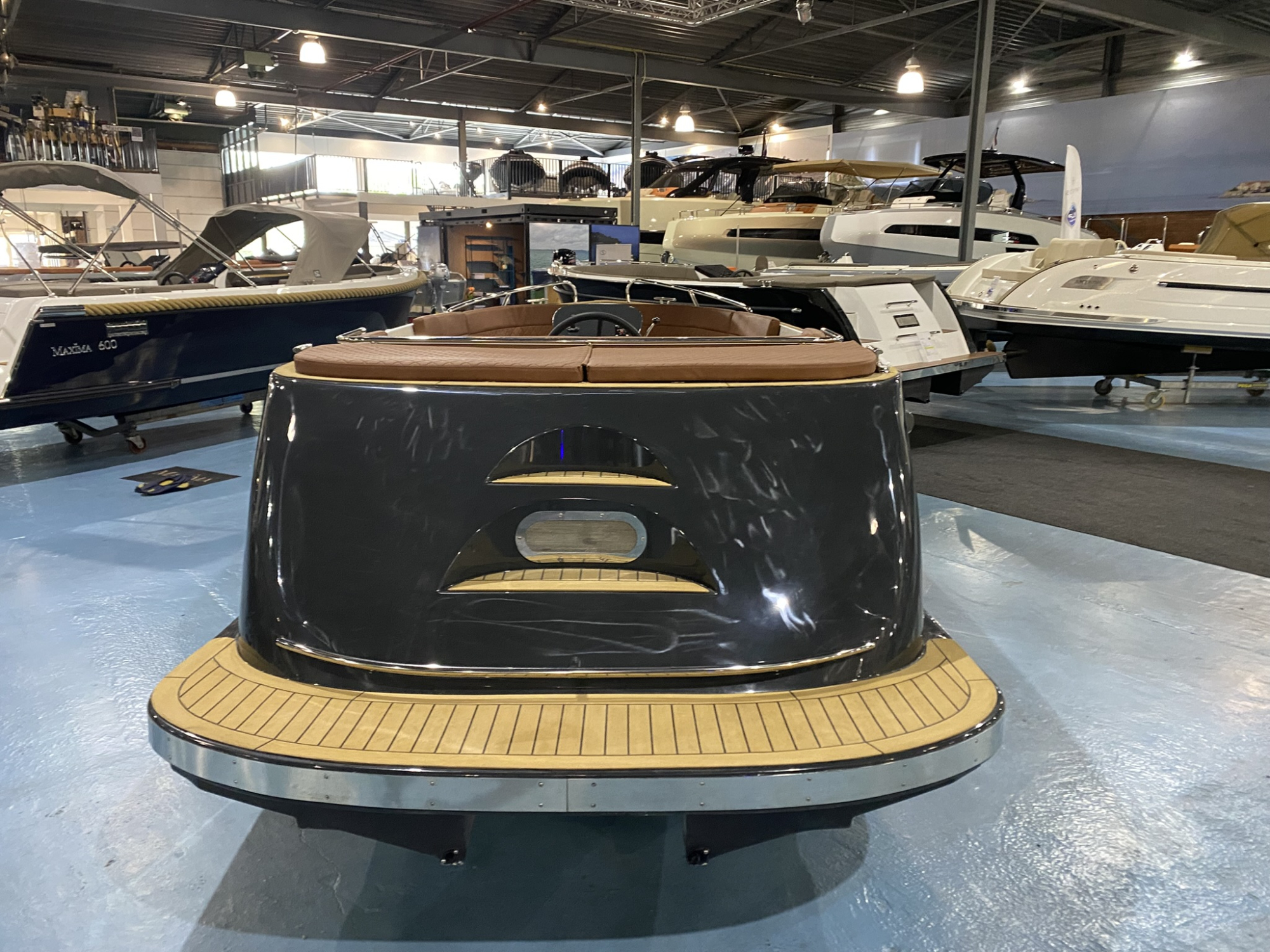 Maxima Boats 620 retro zwartgrijs/wit - Op voorraad!