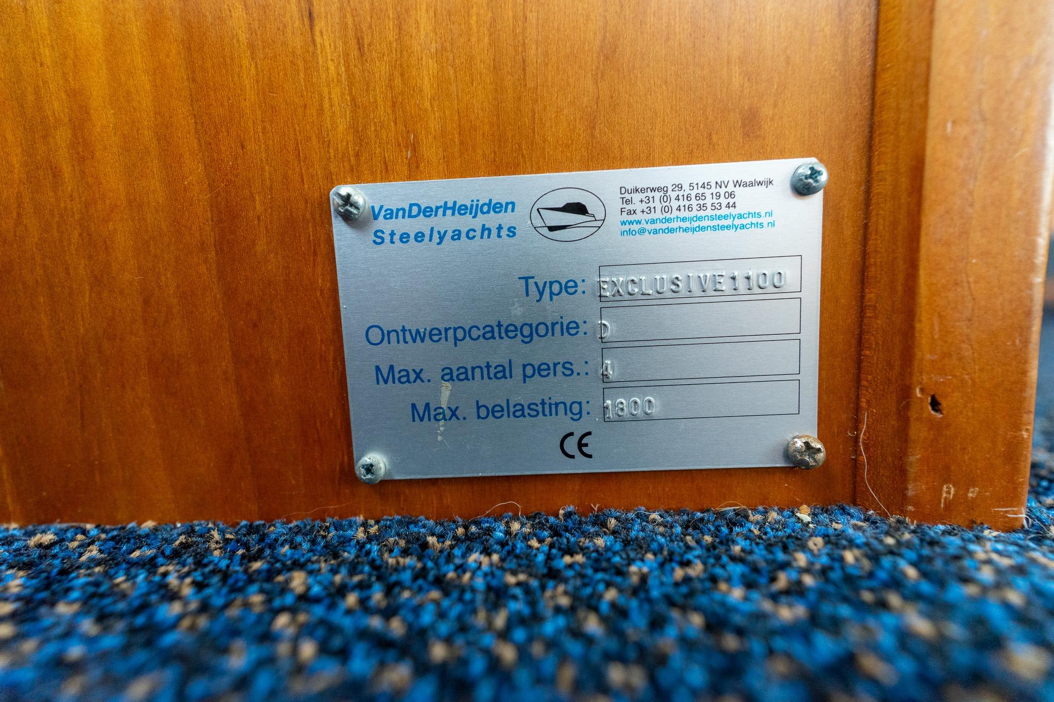 Van der Heijden 1100 exclusive