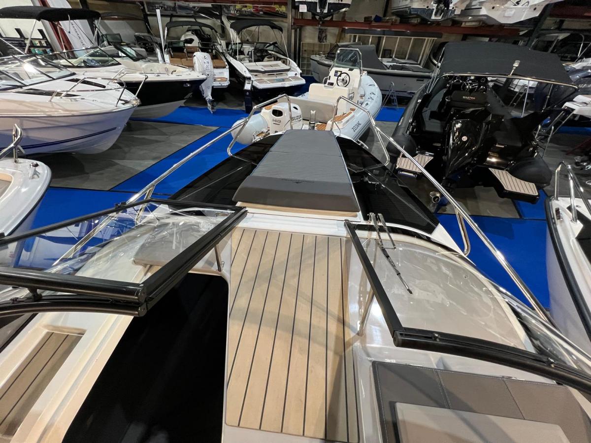 Northmaster 760 Cruiser. Dit schip is aanwezig op de Suzuki stand van hiswa te water 2026.