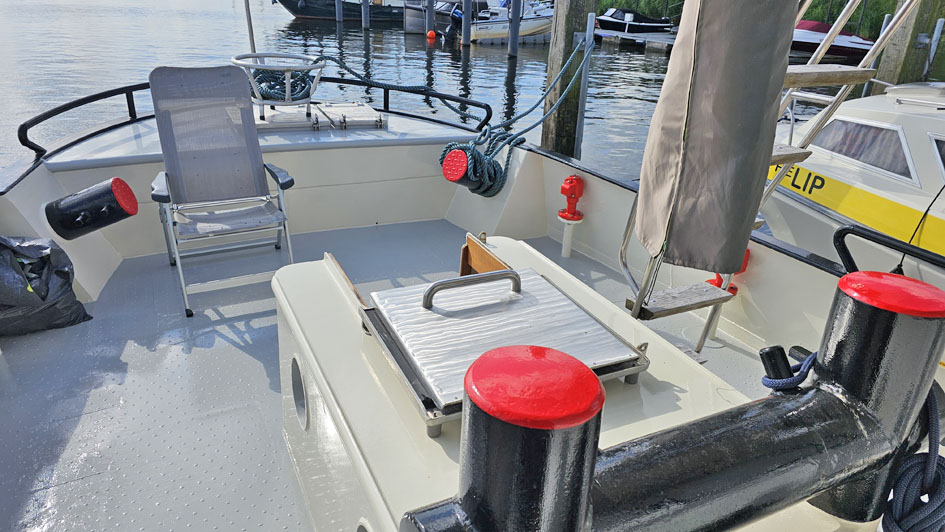 ex Patrouille vaartuig / Varend Woonschip 18.26 met UBC