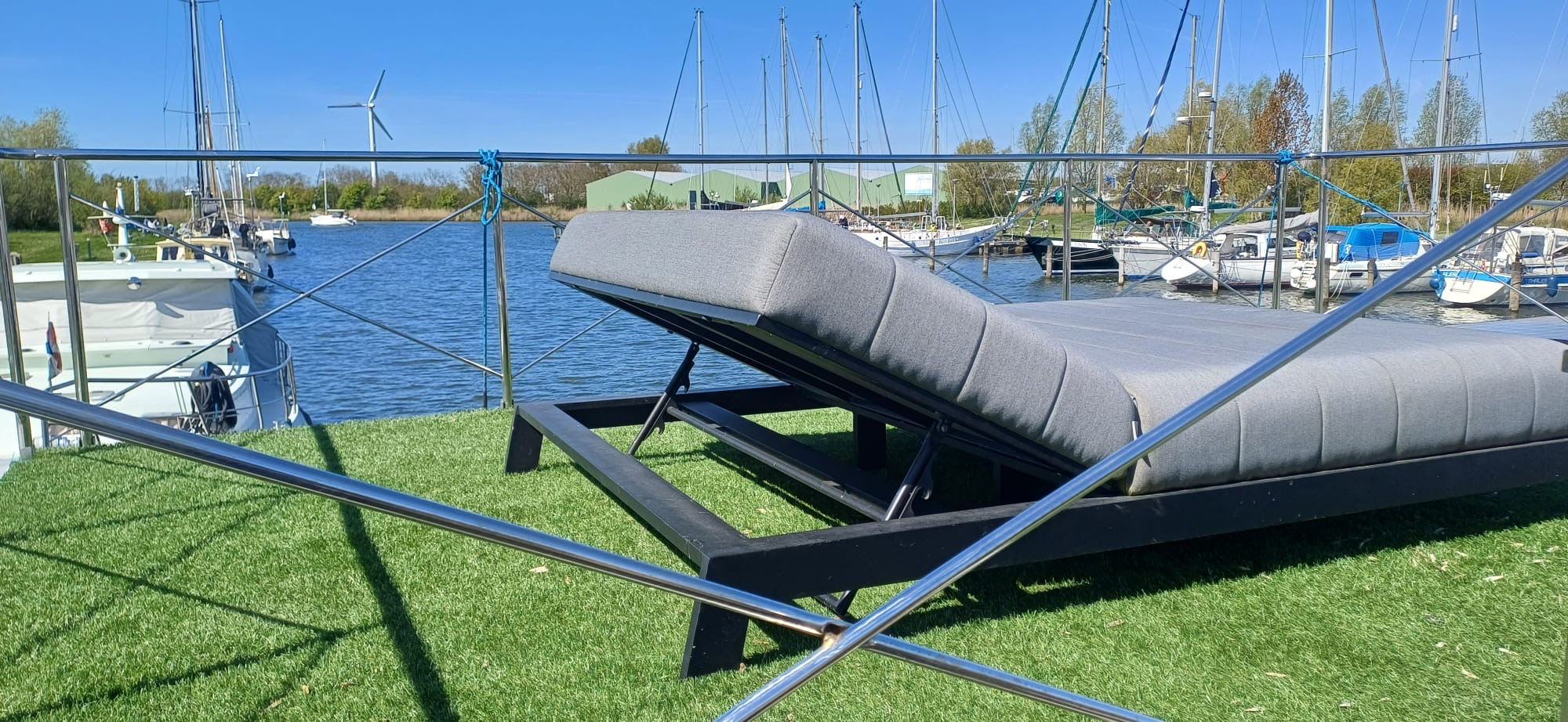 Campi 400 Houseboat Warns, Mooie Ligplaats