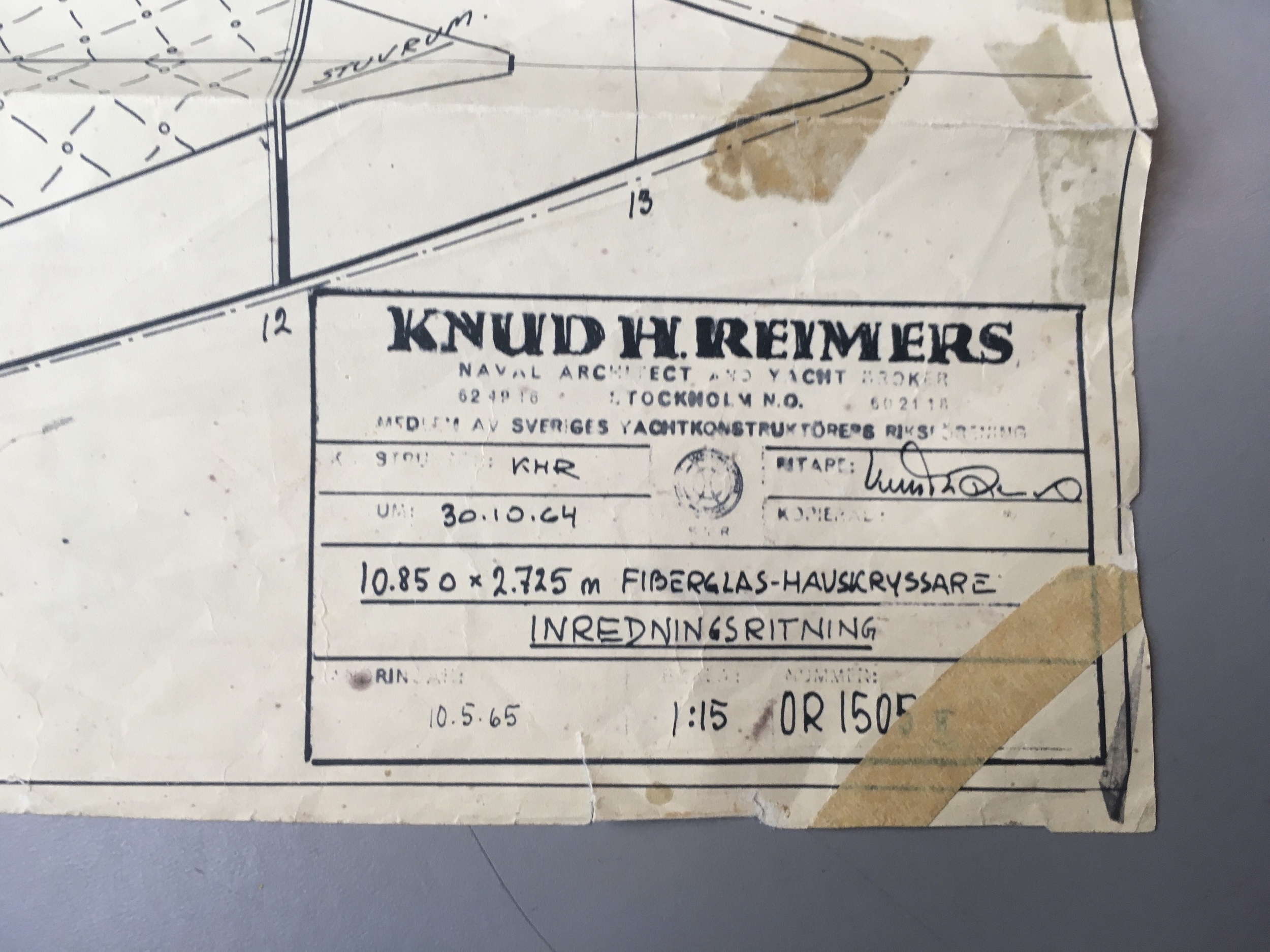 Classic Sailing Yacht/Bacchant IV (Zweden) S-spant