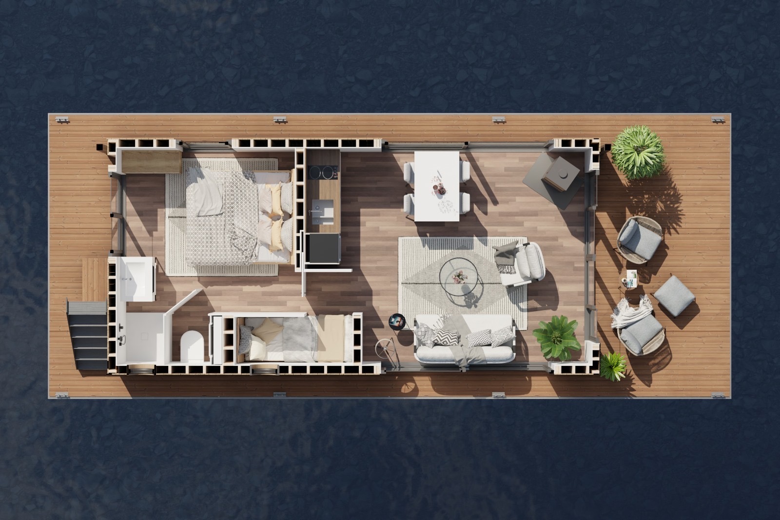 Surla 12 Houseboat Terherne (koop)ligplaats Beschikbaar