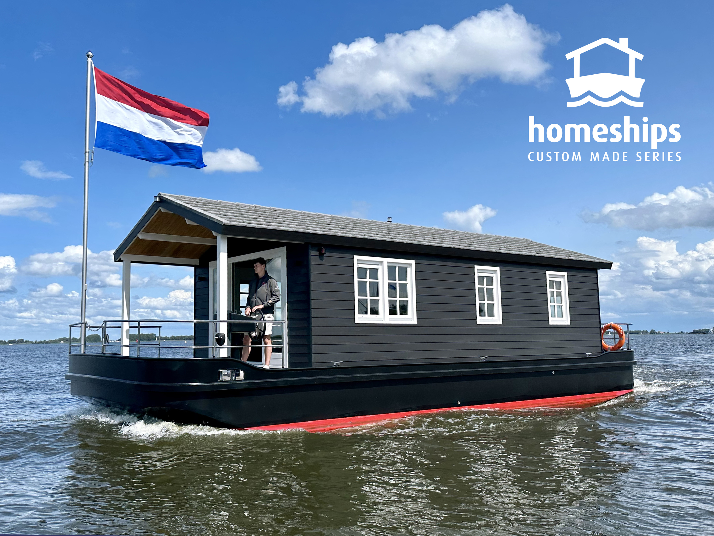 HOMESHIP VaarChalet 1250D Luxe Houseboat hoofdfoto: 1 HOMESHIP VaarChalet 1250D Luxe Houseboat hoofdfoto: 1