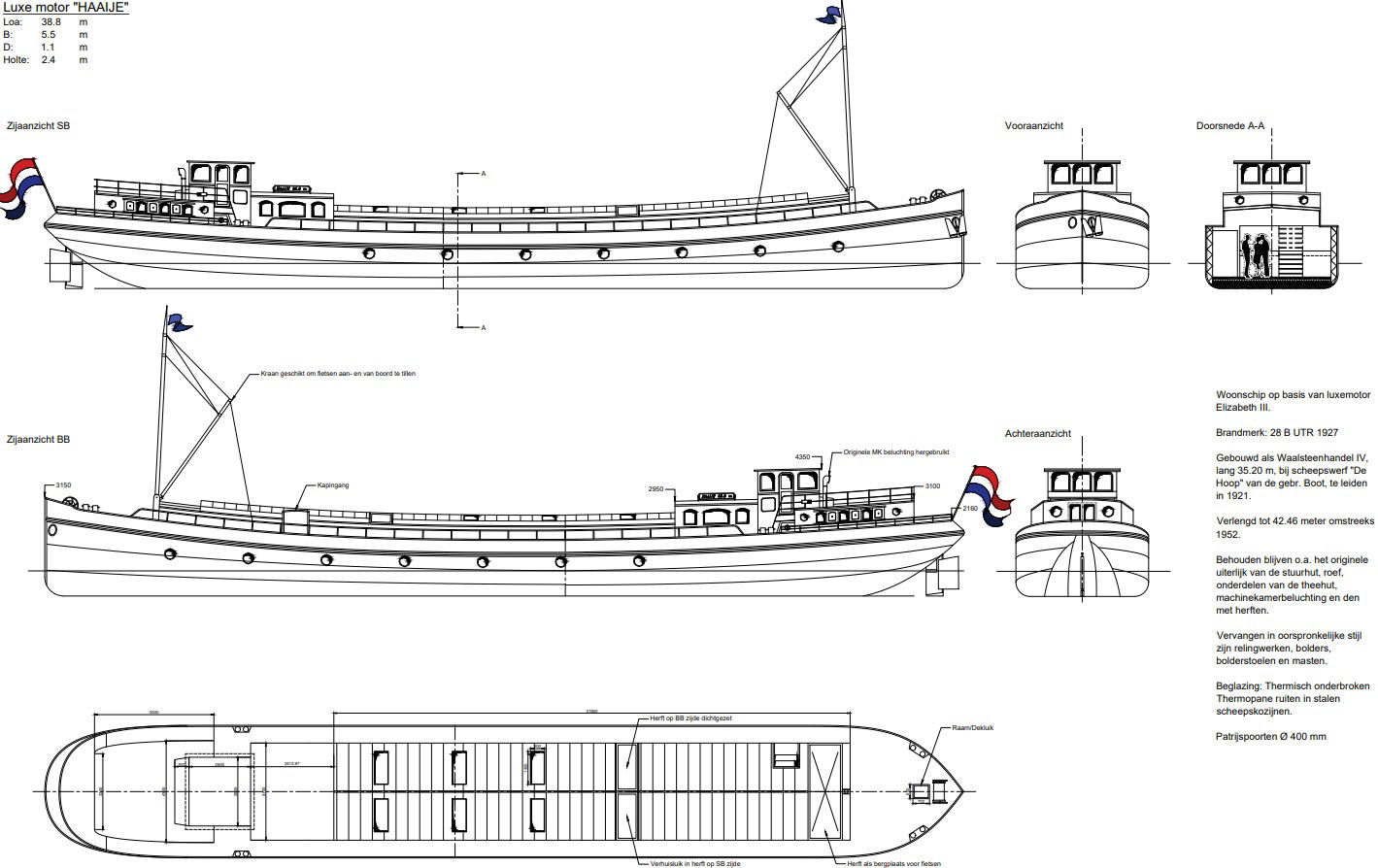 Luxe Motor Elizabeth III 42.46 casco