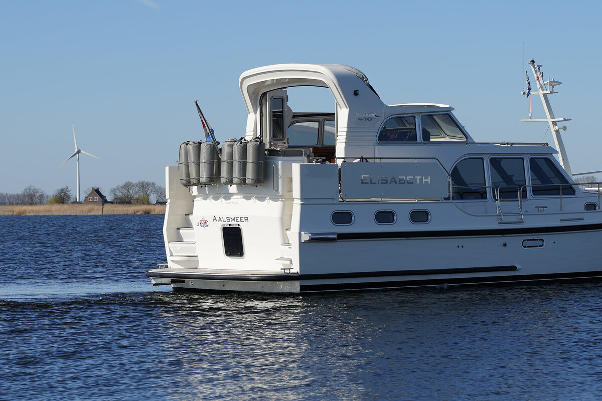 Linssen Grand Sturdy 410 AC Variotop met stabilisator