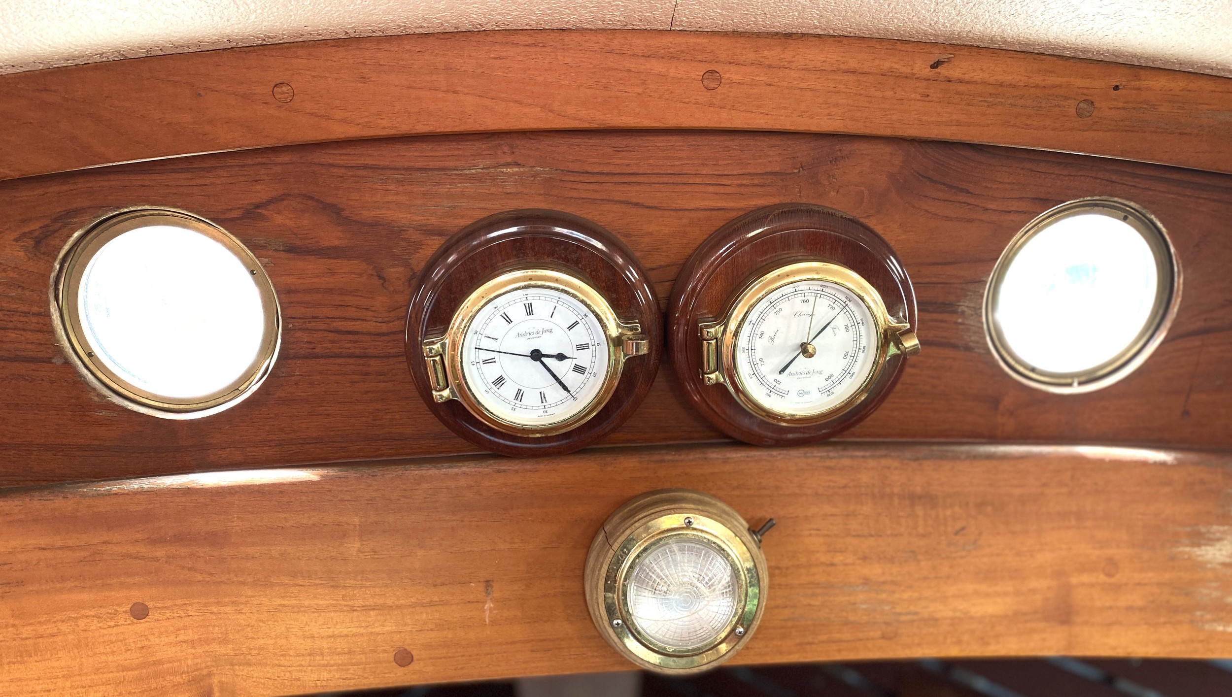 Scherpel Kajuitsloep Teak/ Mahonie