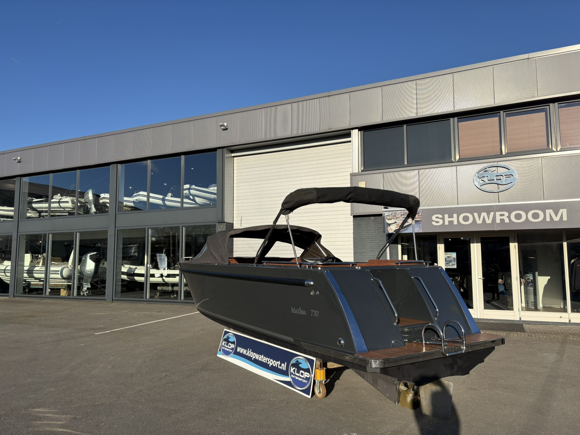 Maxima Boats 730I met Vetus 42 pk dieselmotor van bouwjaar 2021 op voorraad!