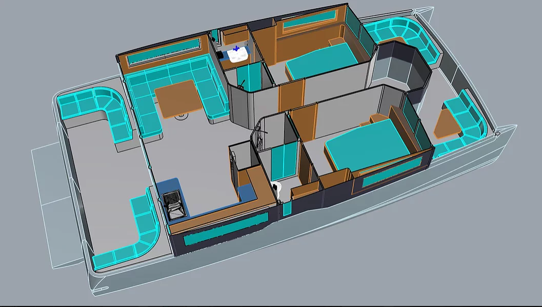 Maison Marine Smart 40 Houseboat