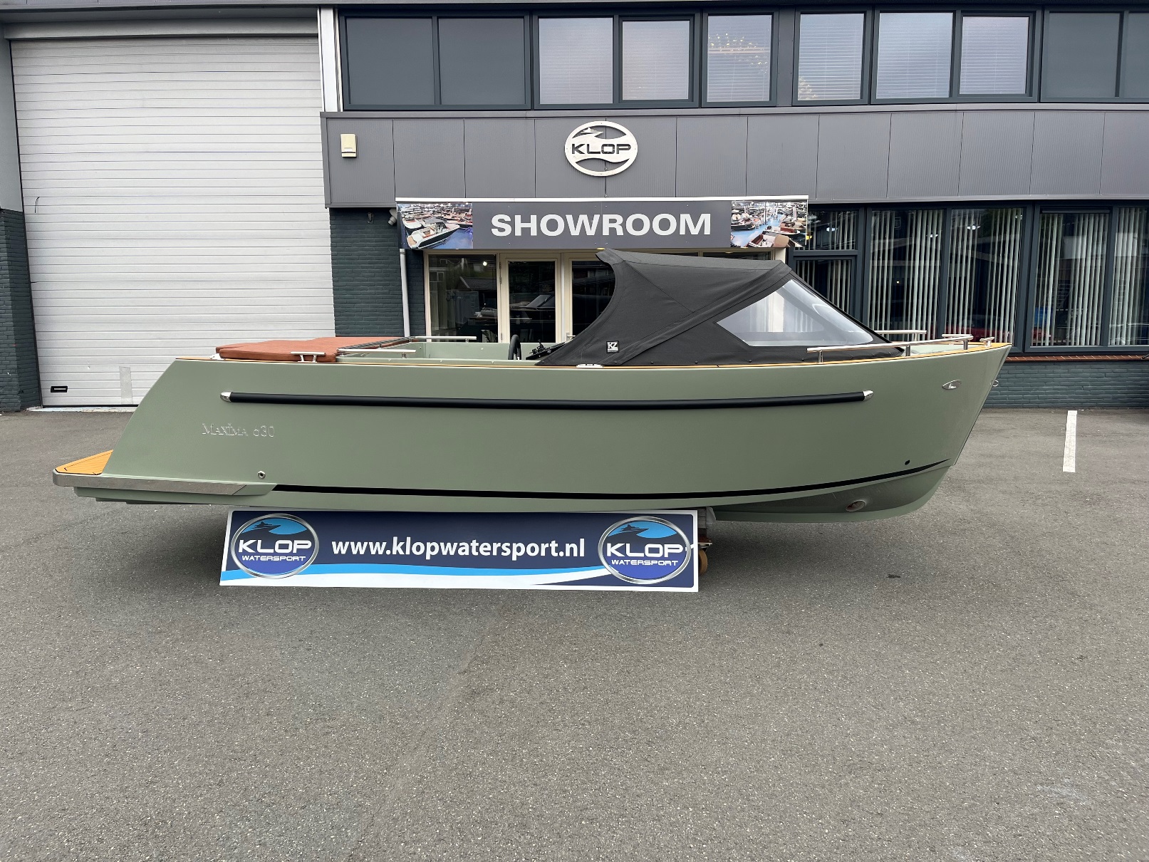 Maxima Boats 630 in unieke RAL 7033 kleurstelling op voorraad! hoofdfoto: 1