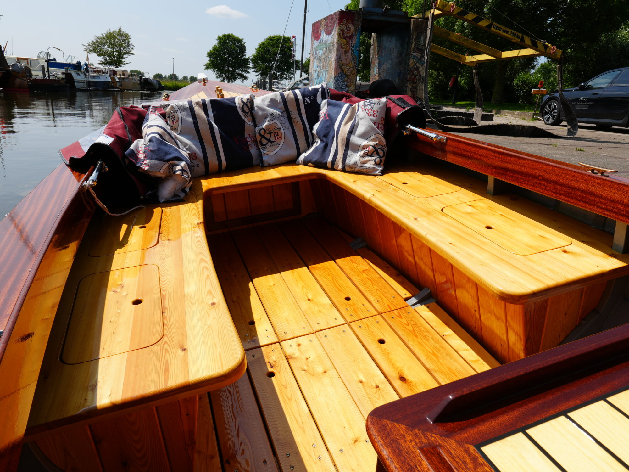 Kapitein Klassieke Mahoniehouten Sloep 6.20