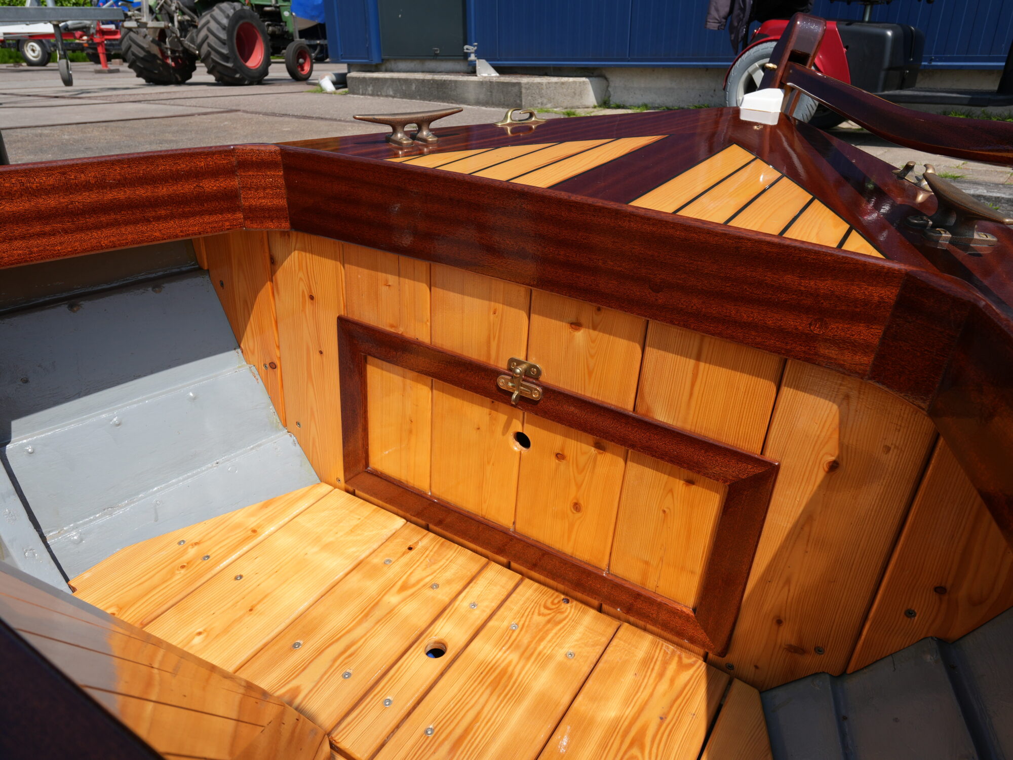 Kapitein Klassieke Mahoniehouten Sloep 6.20