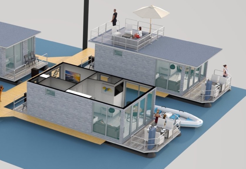 Havenlodge Melite Houseboat (met Huurligplaats)