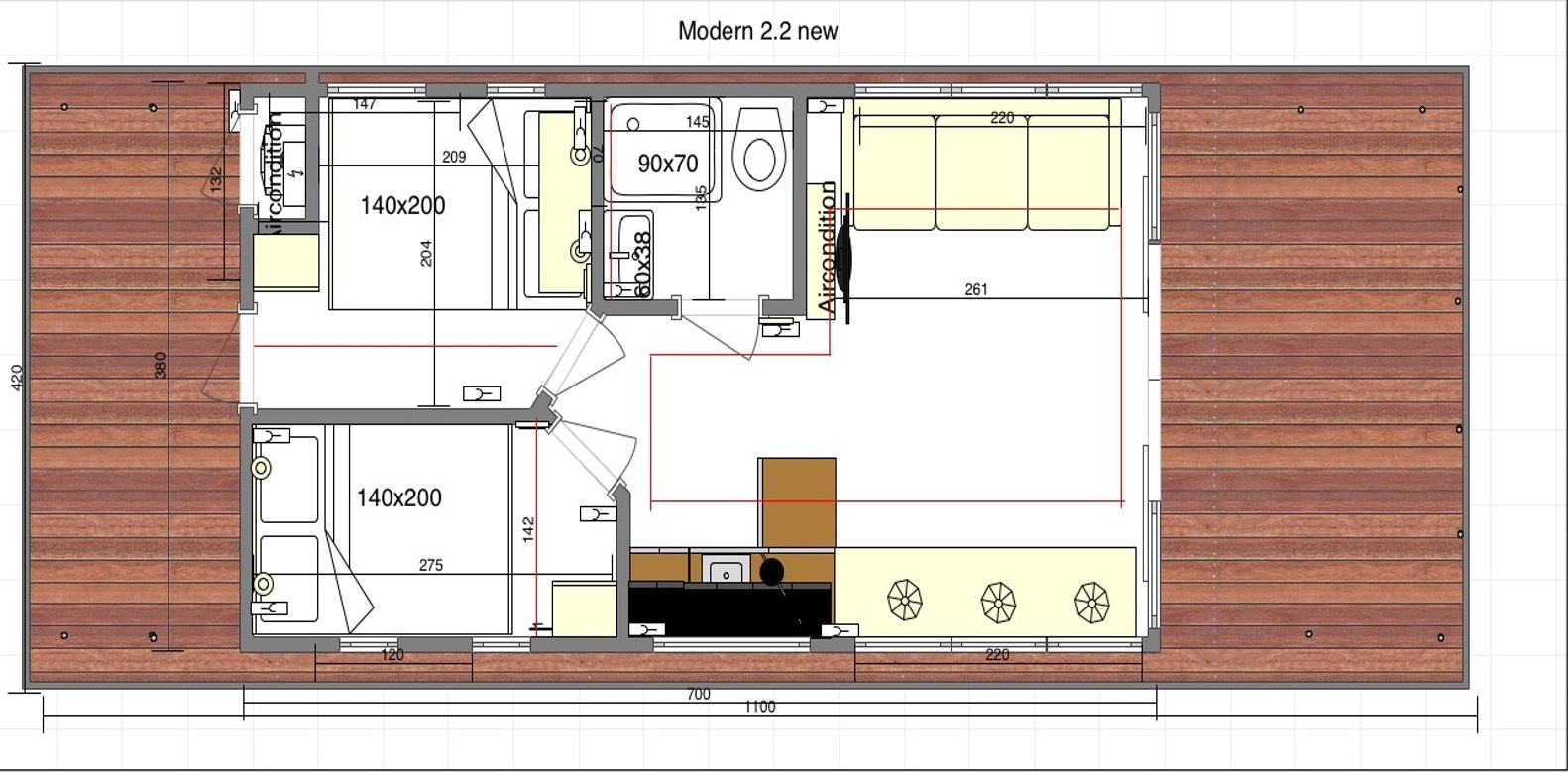 La Mare Houseboat Modern 11