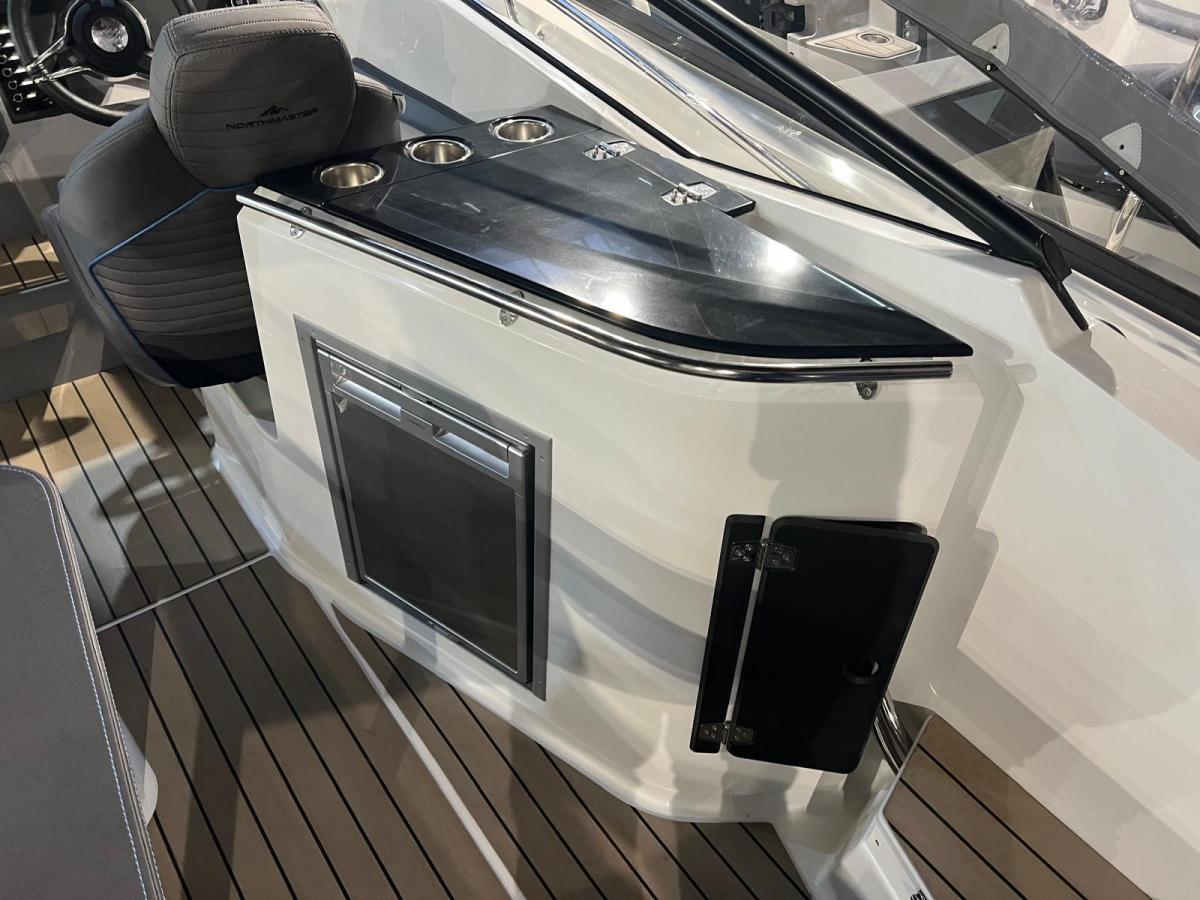 Northmaster 760 Cruiser. Dit schip is aanwezig op de Suzuki stand van hiswa te water 2026.