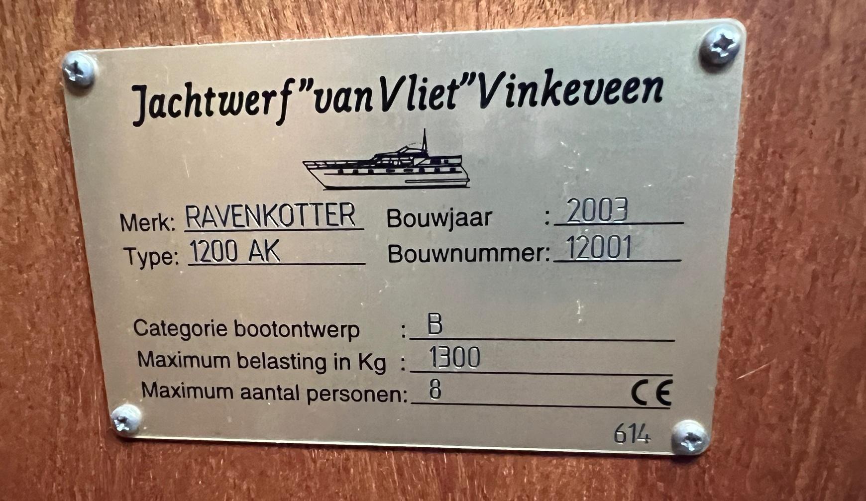 Vripack Vripack Spiegelkotter 12.00 AK Cabrio