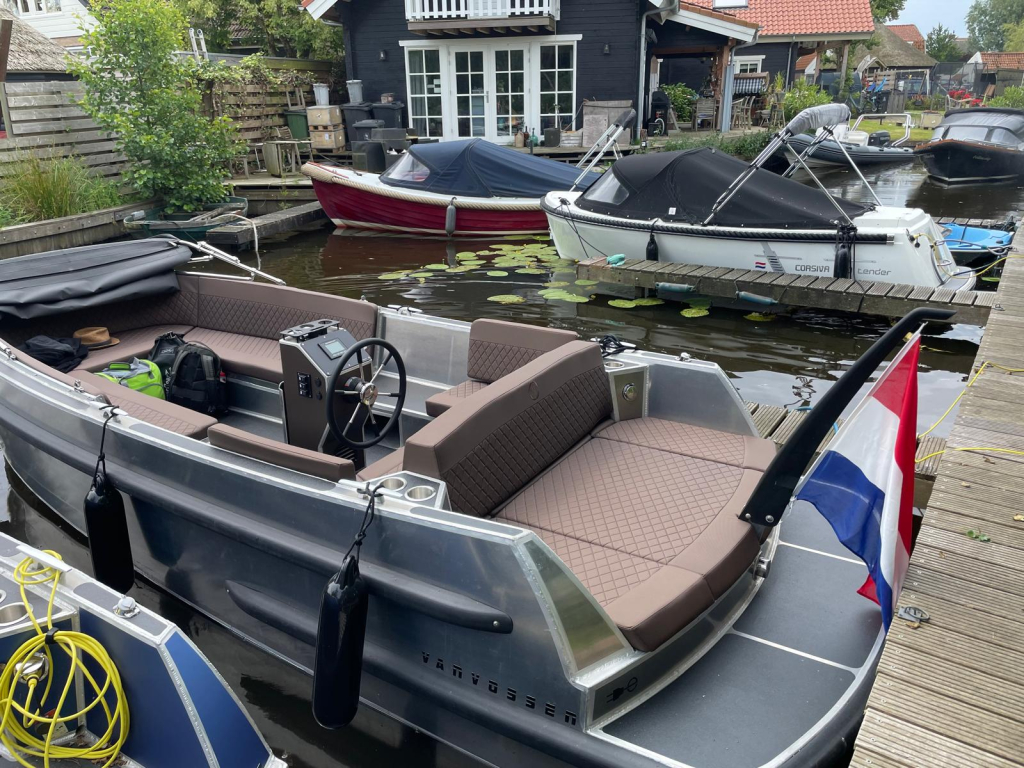 Van Vossen E tender 595 aluminium elektrisch Loosdrecht 