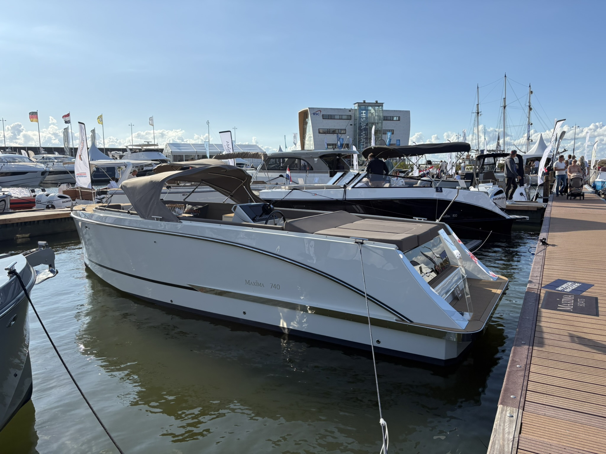 Maxima Boats 740 met Honda 150 pk op voorraad