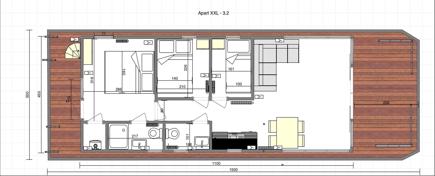 La Mare Houseboat Apartboat XXL - NEW