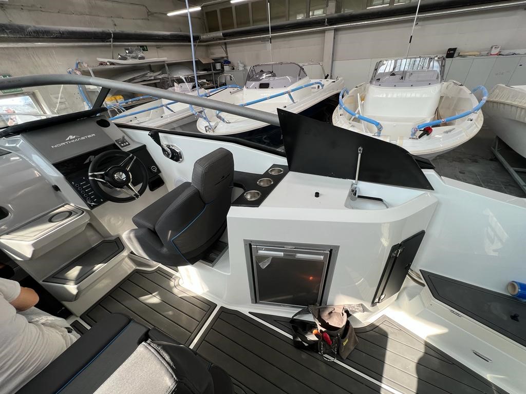 Northmaster 760 Cruiser. Dit schip is aanwezig op de Suzuki stand van hiswa te water 2026.