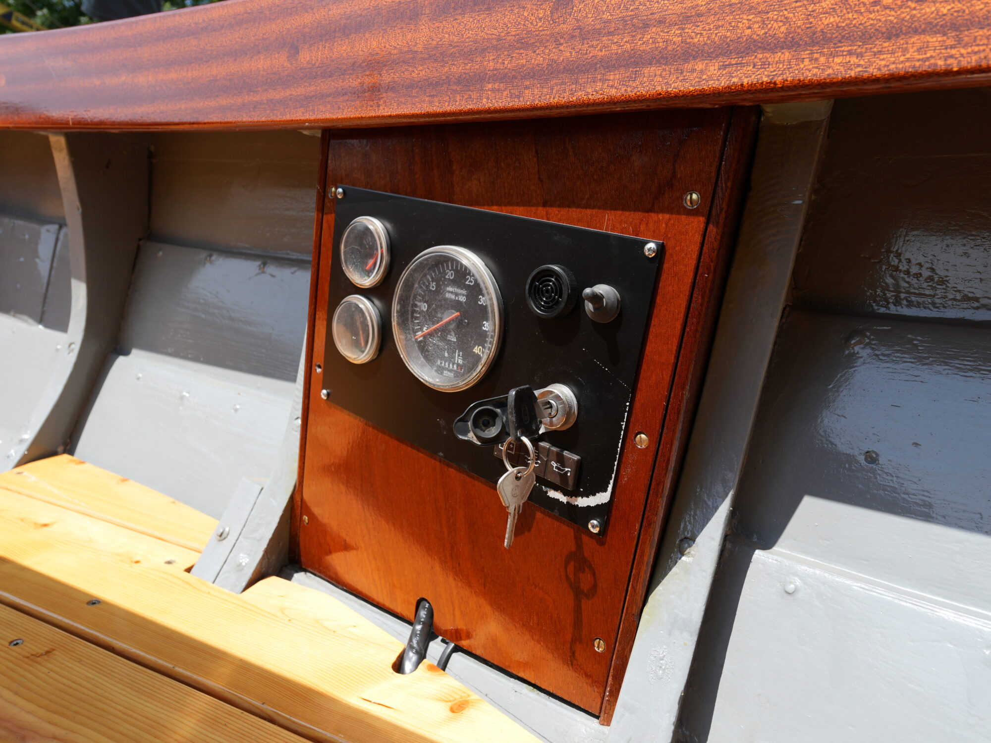 Kapitein Klassieke Mahoniehouten Sloep 6.20