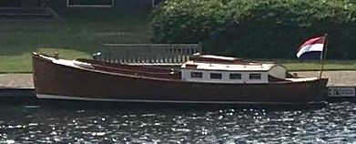 Canadese Kajuit Sloep Elektrisch Varend