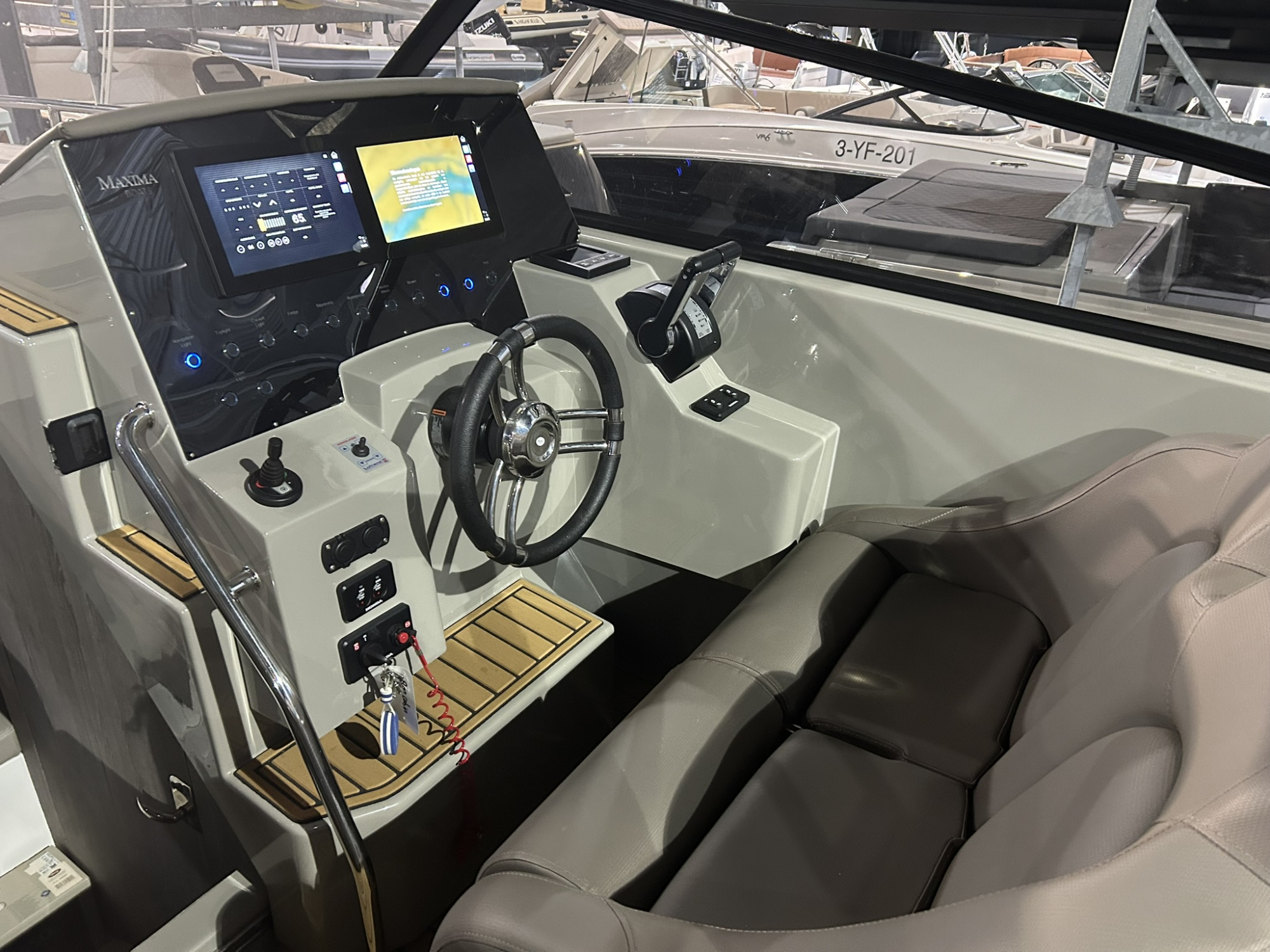 Maxima Boats 800 Cabin met 2x Honda 200 pk bouwjaar 2024