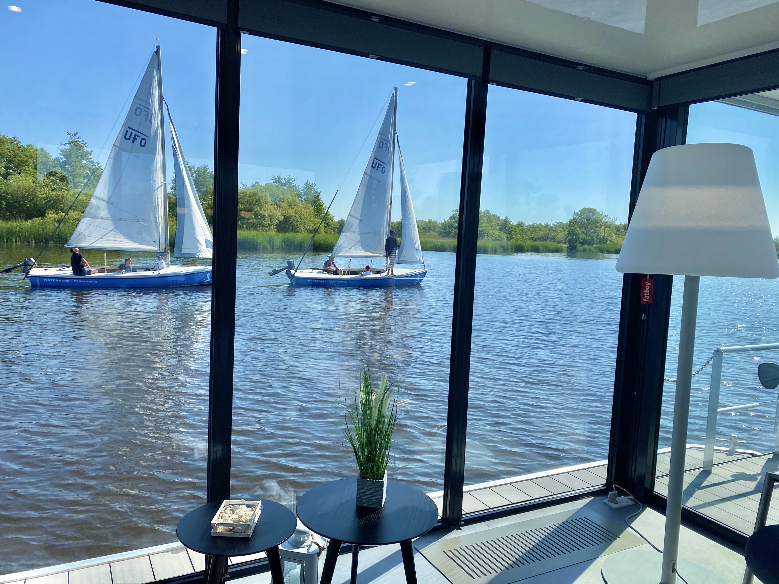 VaarAppartement 'Black Pearl' Houseboat - Panoramahut