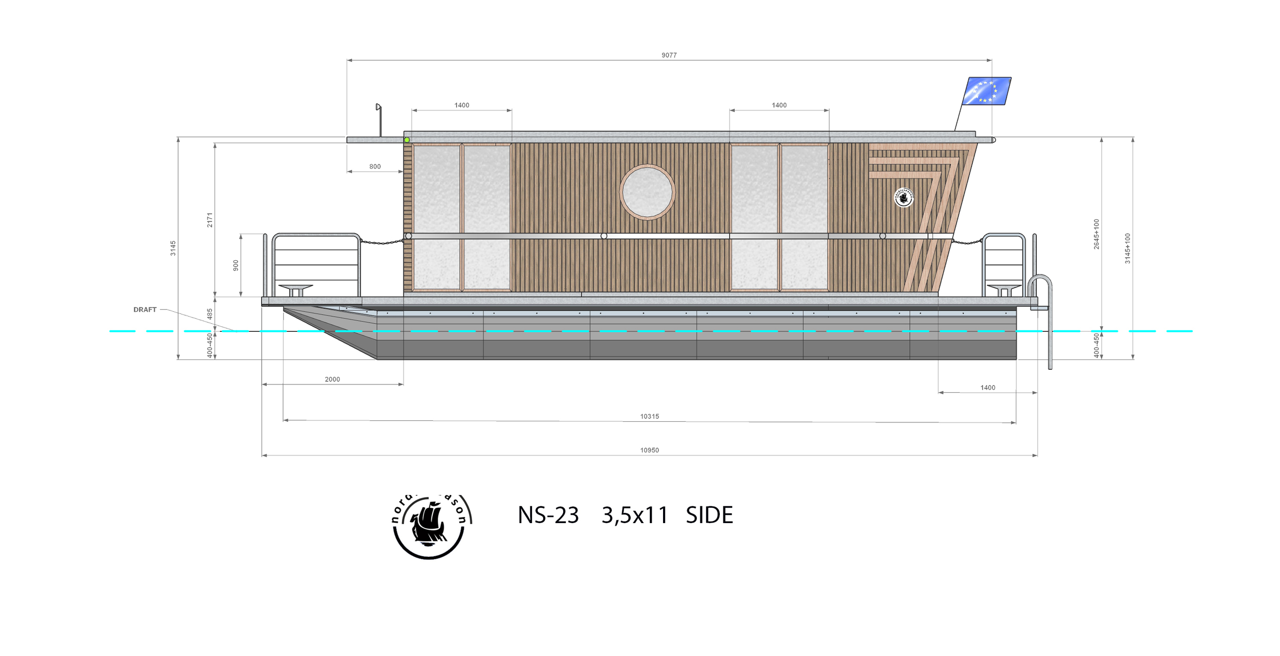 Nordic Season Houseboat NS 36 Eco 23